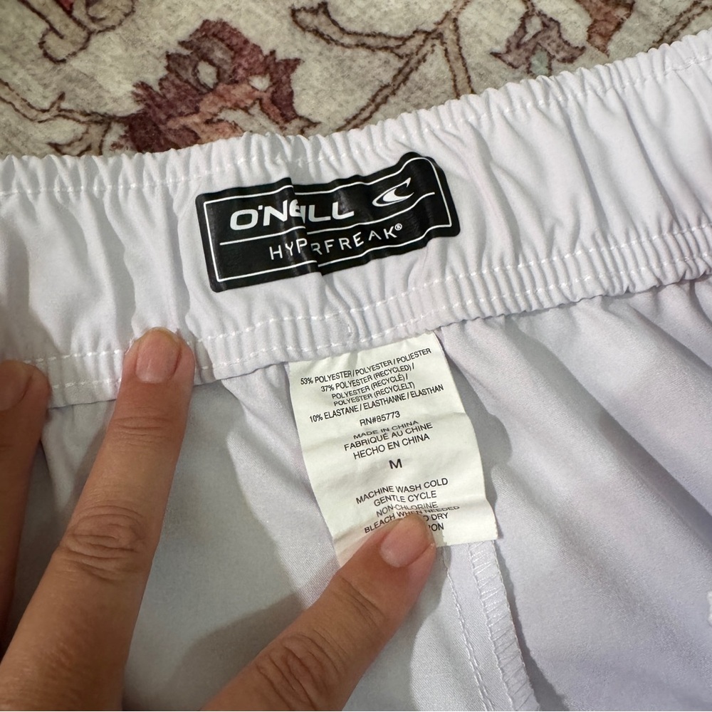 O'Neill White Women's Athletic Shorts - Picture 3 of 4